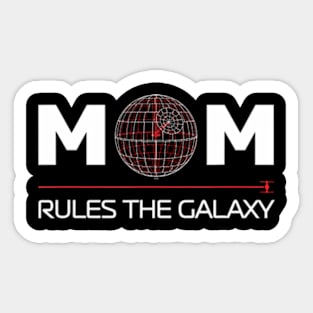 Star Wars Mom Rules Family Birthday Mothers Day Sticker